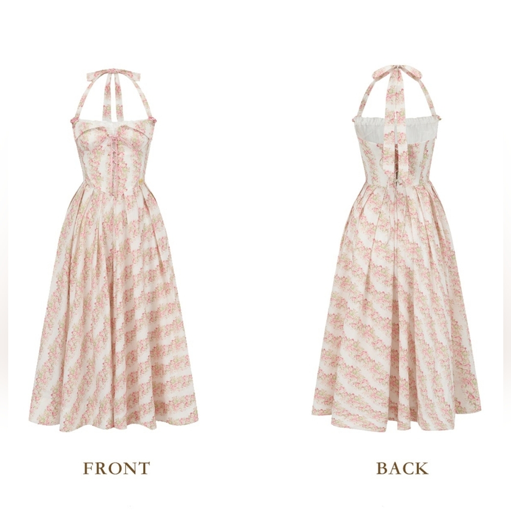 NWT Lacemade Tuscany Rose Corset Dress - Picture 6 of 14